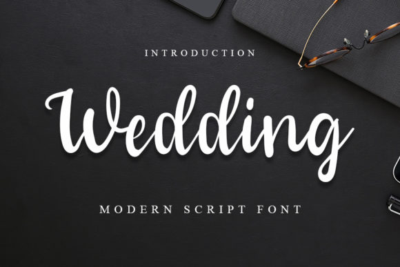 Wedding Font sweet friendly handwritten font for romantic invitations
