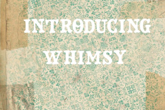 Whimsy playful font sample for t-shirts stickers and branding